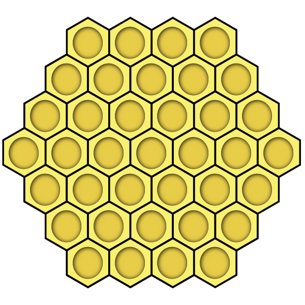 SVG honeycomb