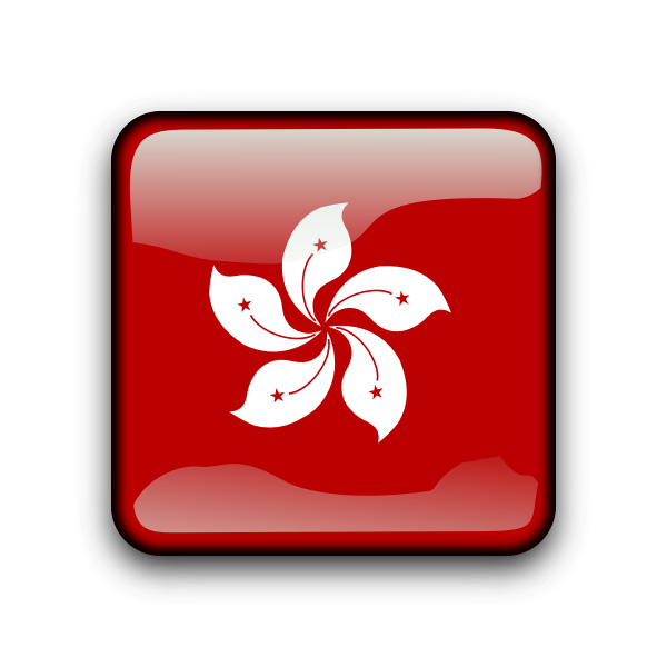 SVG Hong Kong flag button