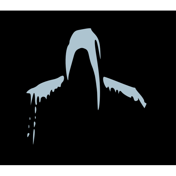 SVG Hooded figure