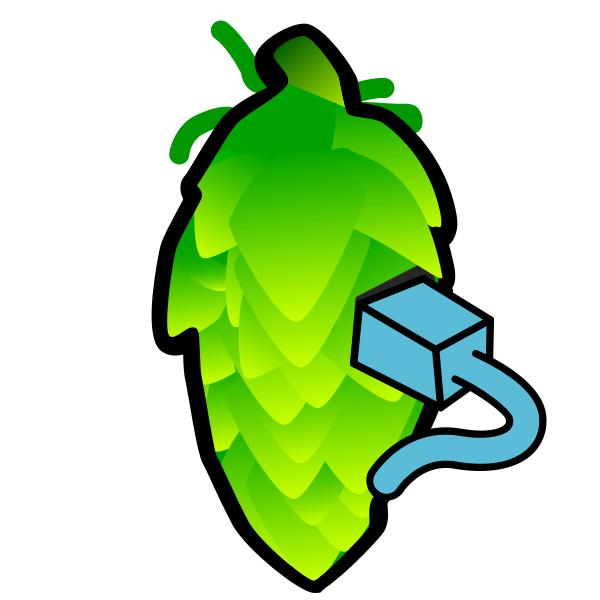 SVG Hop Cone Color Illustration by Fatty Matty Brewing