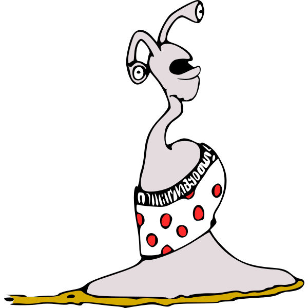 SVG horace the alien