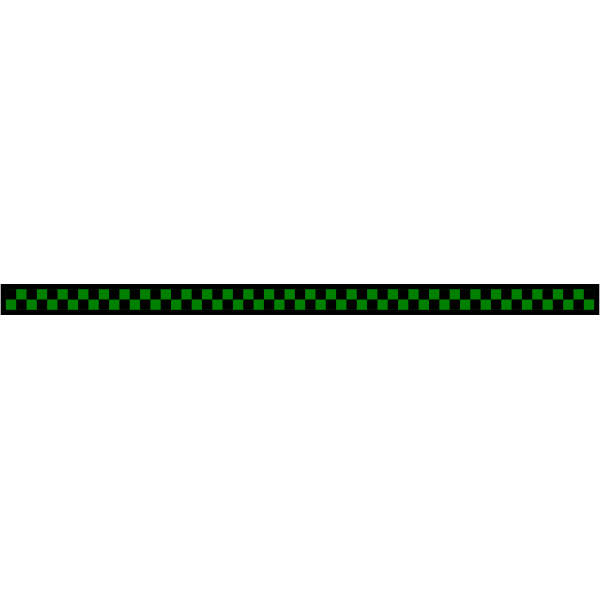 SVG Horizontal divider - green checked