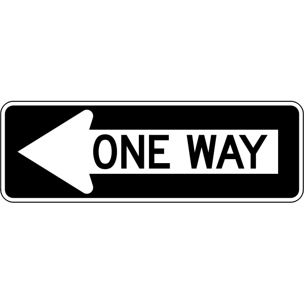 SVG Horizontal street sign