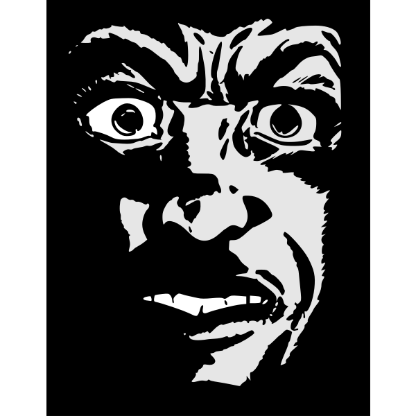 SVG Horror face