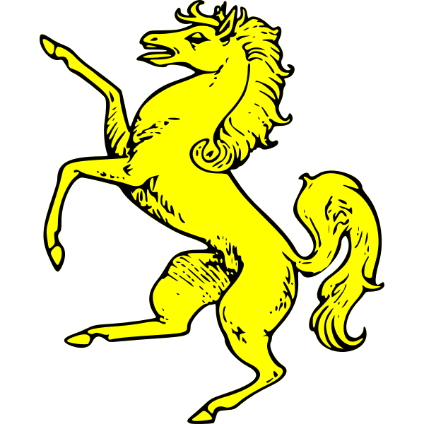 SVG horse rampant