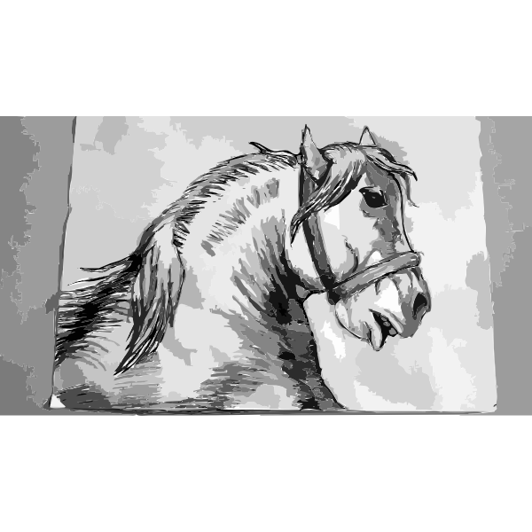 SVG Horse sketch
