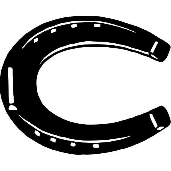 SVG Horseshoe silhouette