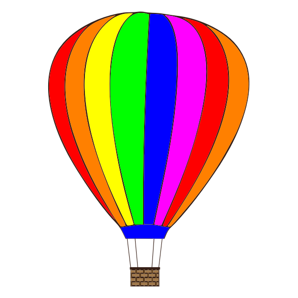 SVG Hot air balloon
