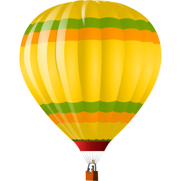 SVG Hot air balloon image