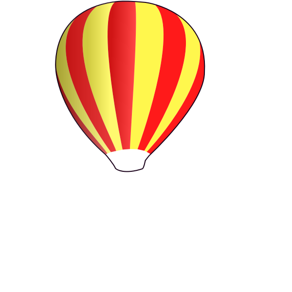SVG hot air balloon - Work In Progress