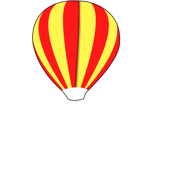 SVG hot air balloon - Work In Progress