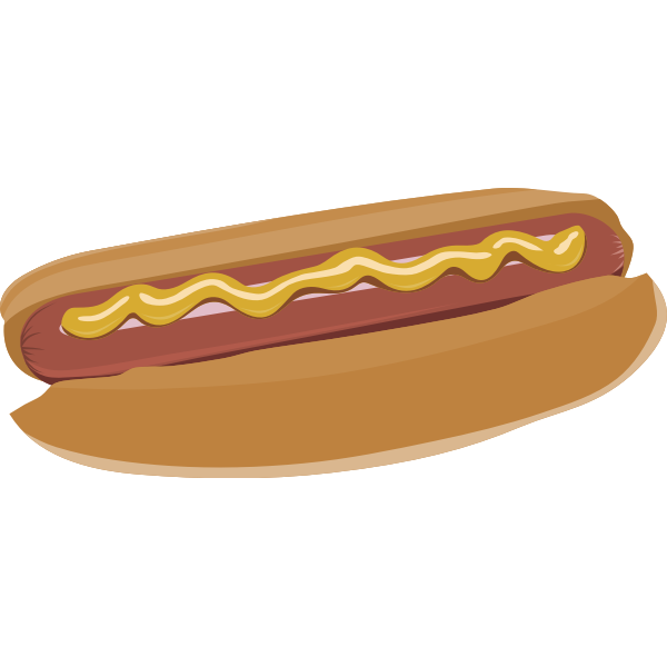 SVG Hot dog image