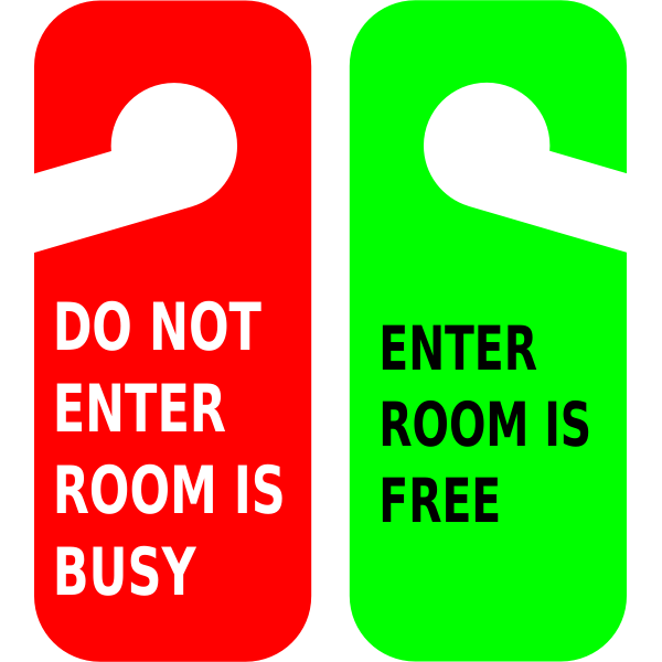 SVG Hotel hanging signs