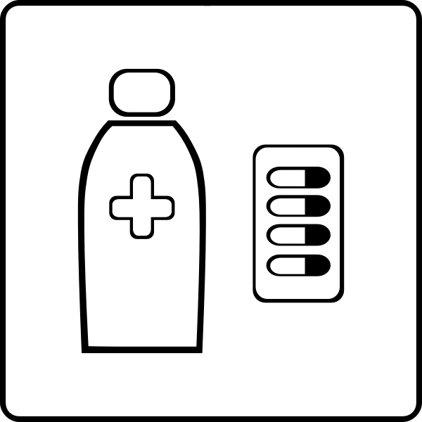 SVG Hotel Icon Has Pharmacy