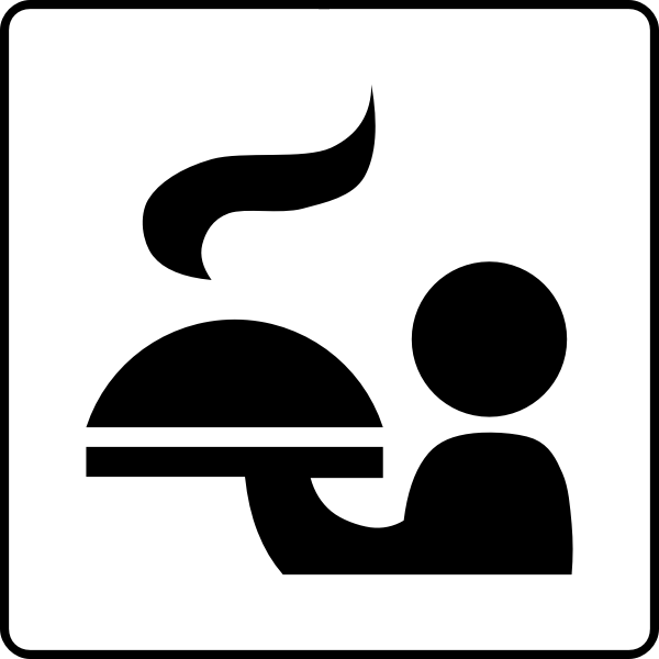 SVG Hotel Icon Has Room Service