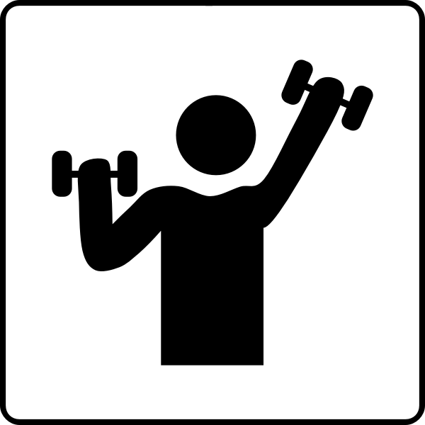 SVG Hotel039s gym icon