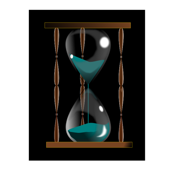 SVG Hourglass vector illustration