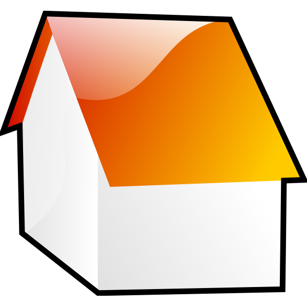 SVG House icon vector