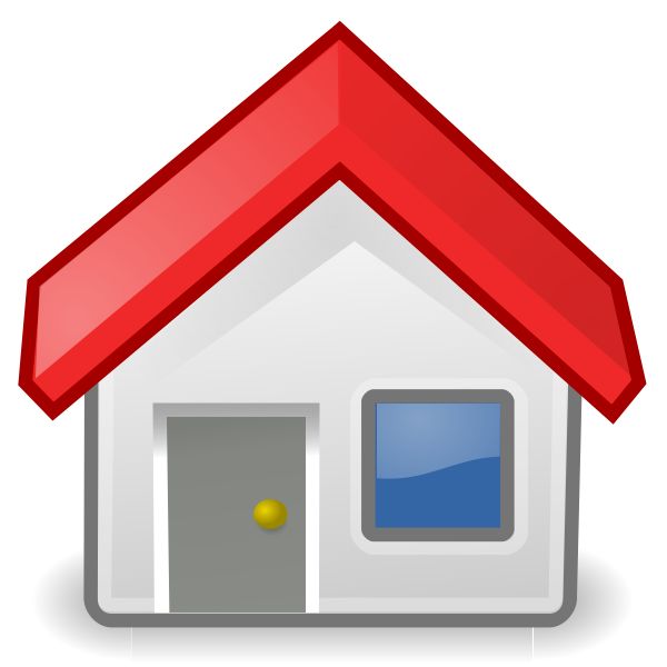 SVG House icon vector clip art