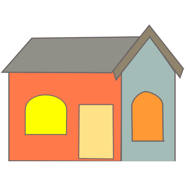 SVG House simple drawing