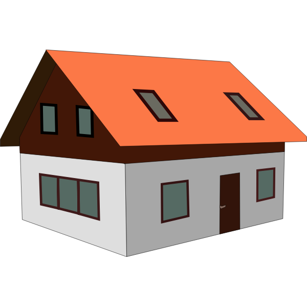 SVG House vector file