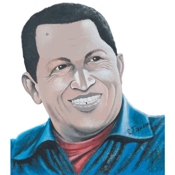 SVG Hugo Chavez Mural In Punta De Piedras
