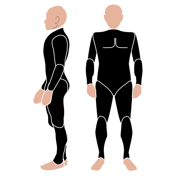 SVG Human silhouette