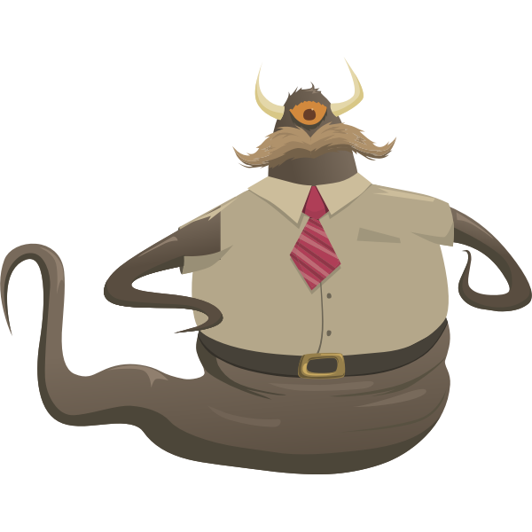 SVG Humanoid creature