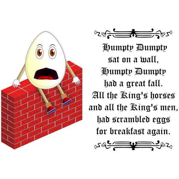 SVG Humpty Dumpty Parody