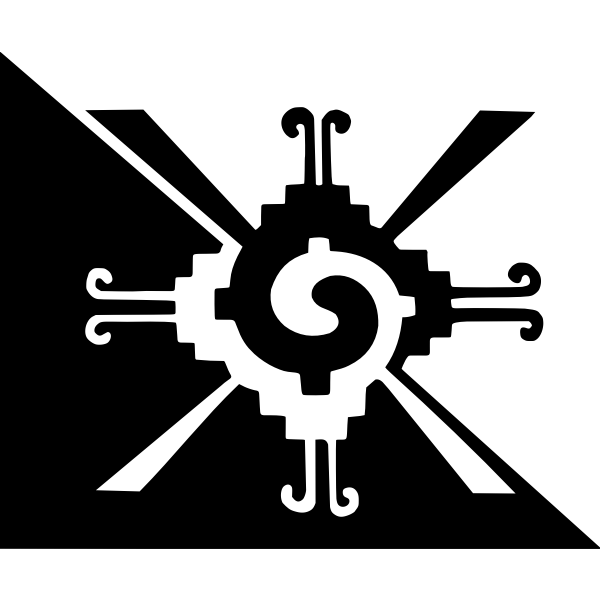 SVG Hunab Ku symbol vector image