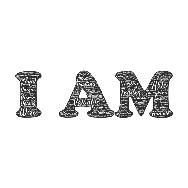 SVG I Am Typography