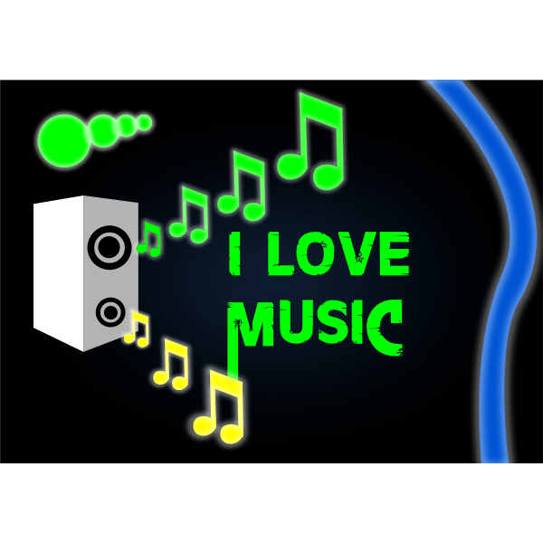 SVG I love music