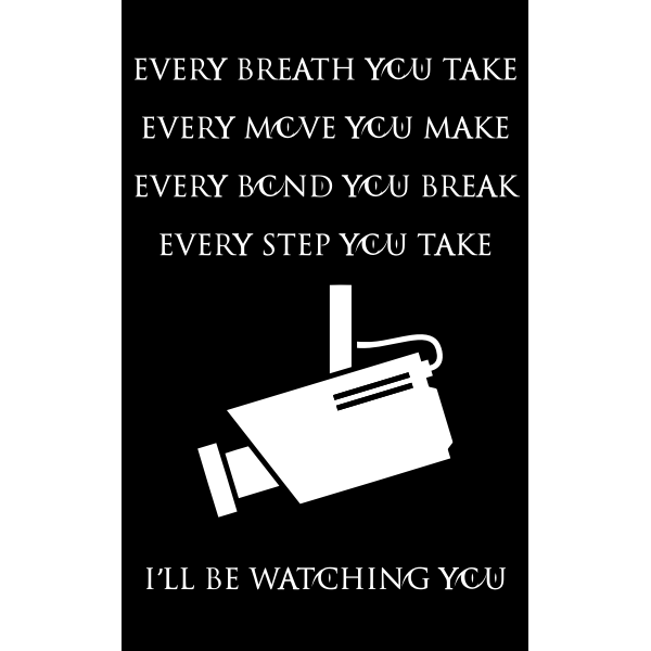 SVG I039ll be watching you