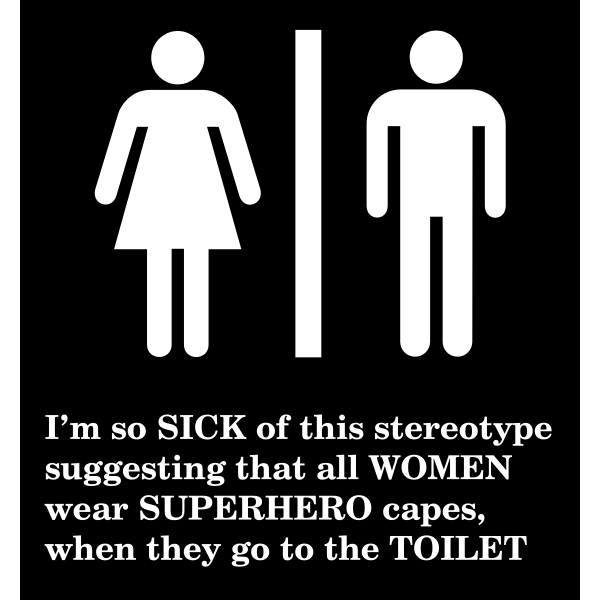 SVG I039m so sick of this stereotype sign
