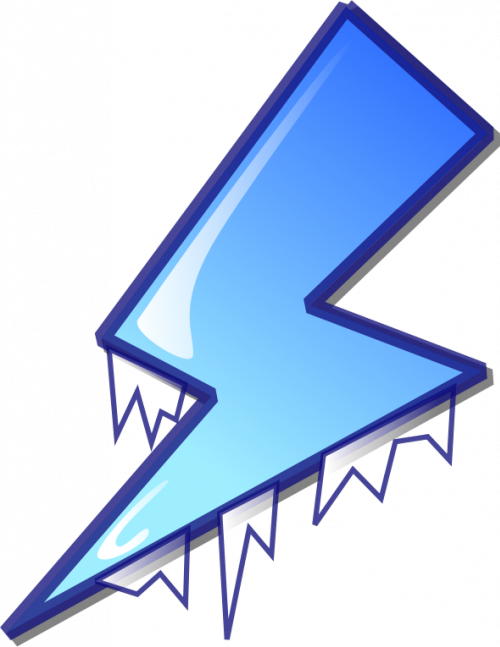 SVG Ice bolt