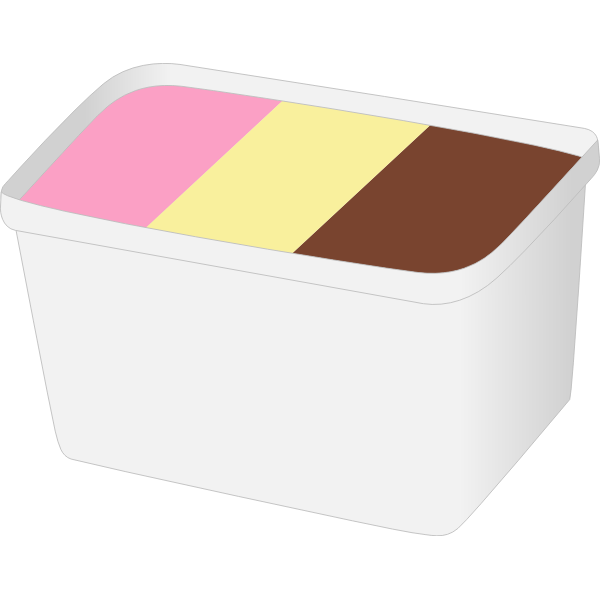 SVG Ice cream box