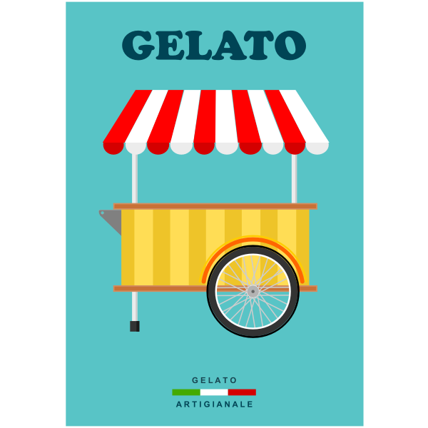 SVG Ice-cream cart