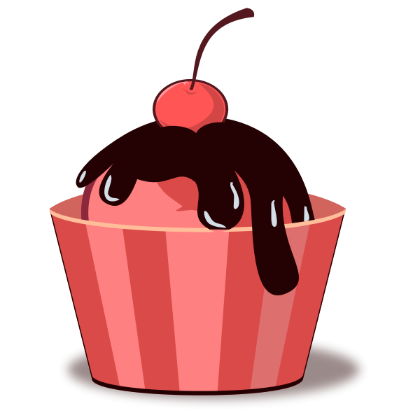SVG Ice cream in a cup