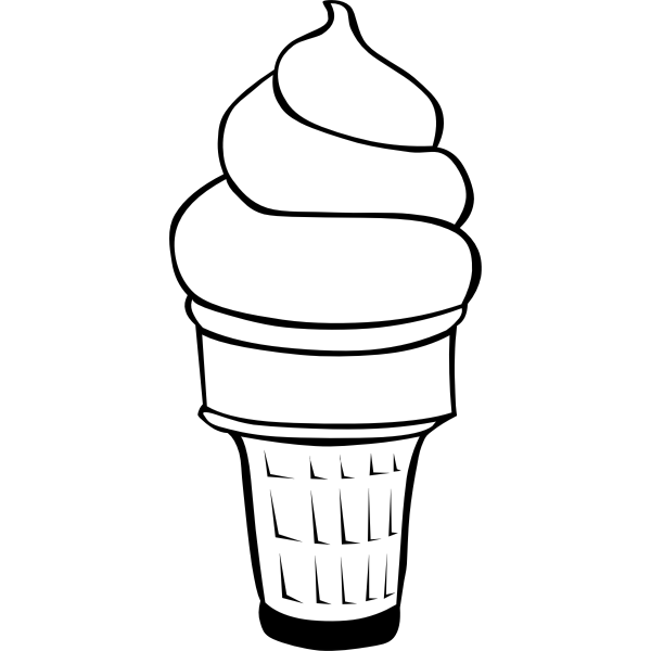 SVG Ice cream silhoette