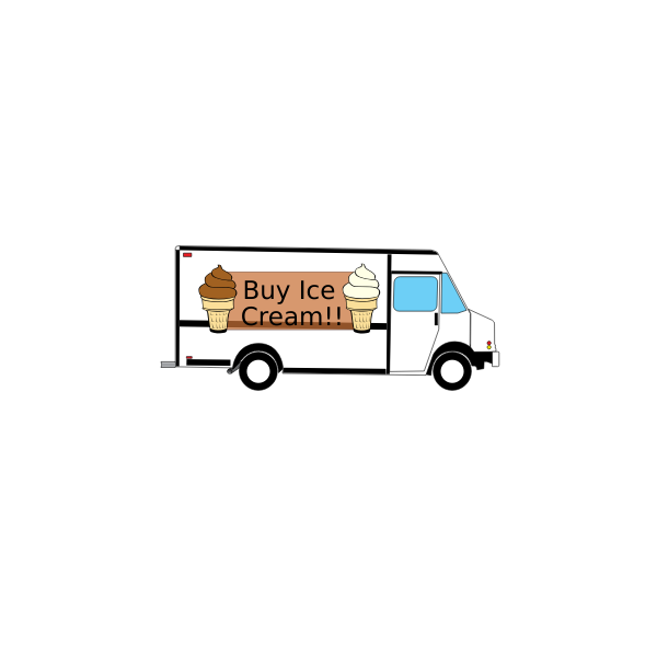 SVG Ice cream truck