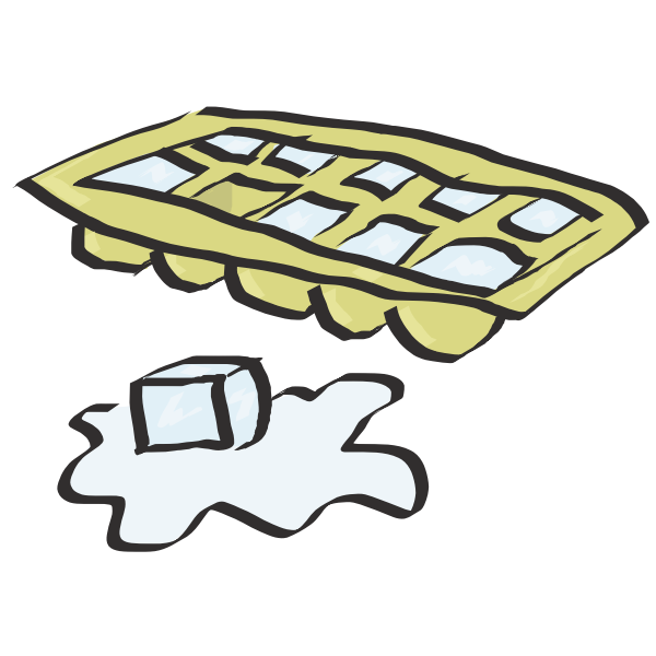 SVG Ice cube tray
