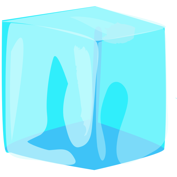 SVG Ice cube vector clip art