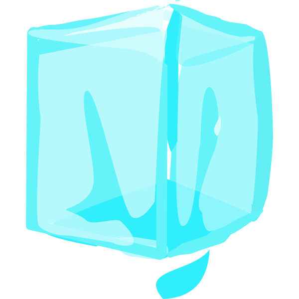 SVG Ice cube vector image