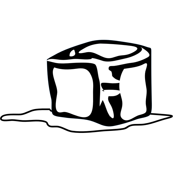 SVG Ice Line Art