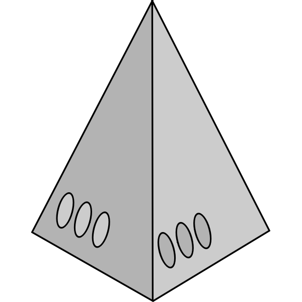 SVG Icehouse Pyramid Large