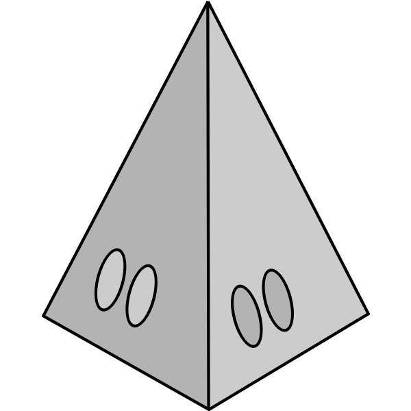 SVG Icehouse Pyramid Medium