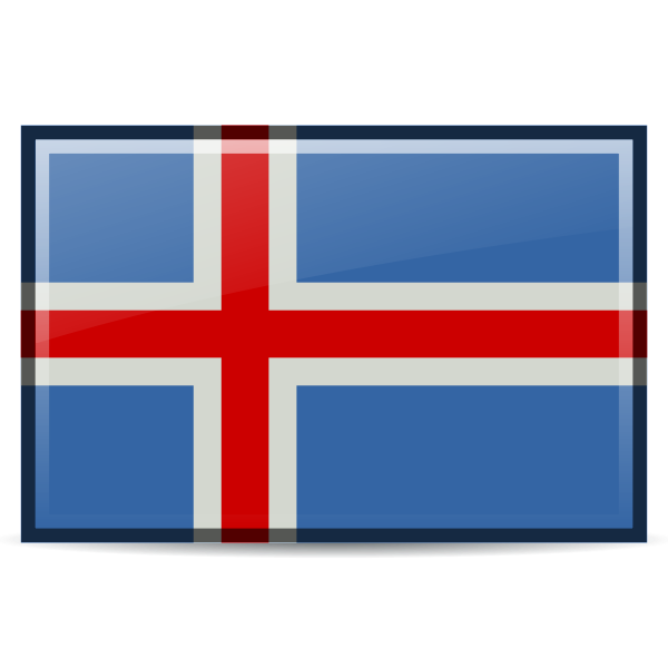 SVG Icelandic national symbol