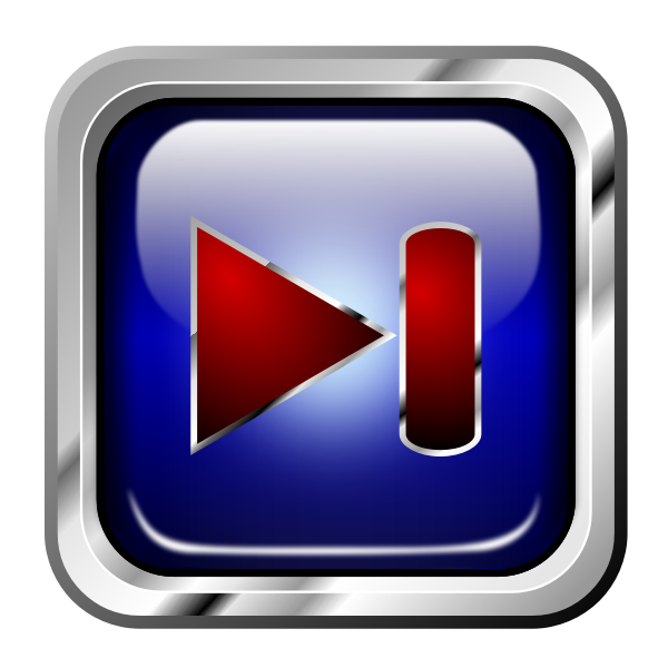 SVG Icon Blue Multimedia Next