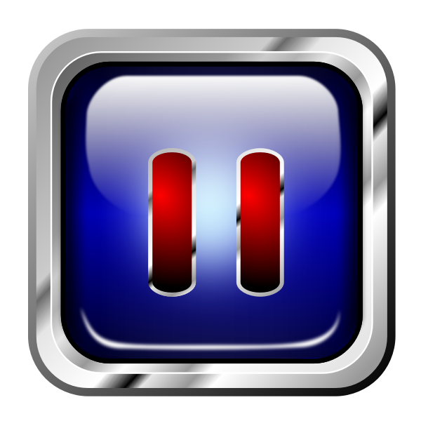 SVG Icon Blue Multimedia Pause