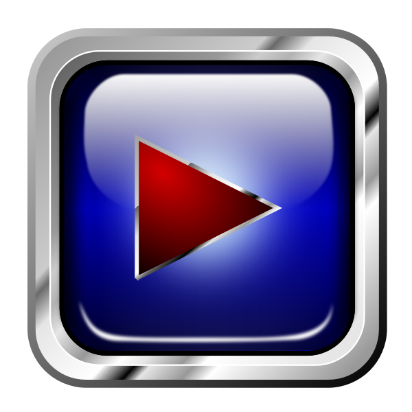 SVG Icon Blue Multimedia PLay
